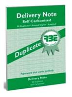 RBE Delivery Books  Duplicate ref#0119