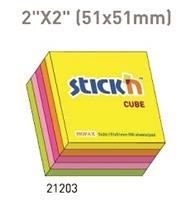 Sticky 'n Note  ( 50 x 50 )  Neon Mini Cube