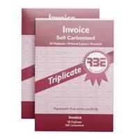 RBE A5 Invoice Book  Triplicate ref#F0010