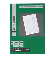 RBE A5 Invoice Book  Duplicate ref#F0072