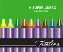 Wax Crayons Super Jumbo ( wallet of 9 )