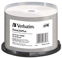 Verbatim CD-R  ( Spindle of  50 ) Printable Surface