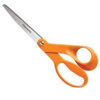 Large Orange Handle Scissors 