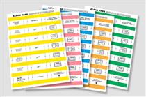 Tidy Files Numeric or Alphabetical  Labels ( 10 sheets per pack )