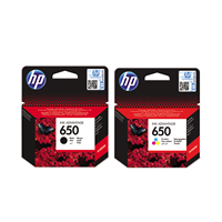 Hp 650 Black & Colour  Ink Cartridges