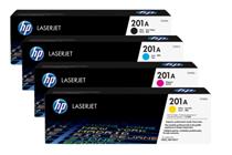 Hp cf400a Black &  cf401a cf402a cf403a Colour Laser Cartridges